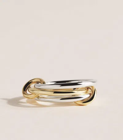 Spinelli Kilcollin Sterling Silver And Yellow Gold Solarium Ring
