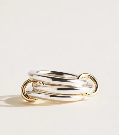 Spinelli Kilcollin Sterling Silver And Yellow Gold Taurus Ring