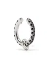 Spinelli Kilcollin Sterling Silver Elara Diamond Ear Cuff In Silver