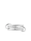 Spinelli Kilcollin Sterling Silver Interlocking Ring In Metallic