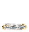 Spinelli Kilcollin Sterling Silver, Yellow Gold And Sapphire Tigris Blue Ombré Ring In Multi