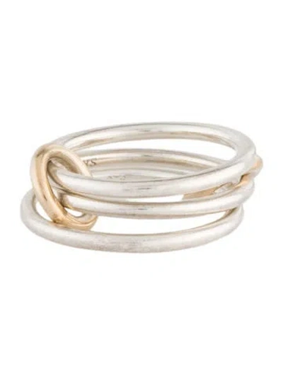 Pre-owned Spinelli Kilcollin Taurus Sy Core Triple Band Ring In Multi