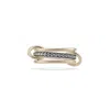 Spinelli Kilcollin Tigris Ring In 18k Yellow Gold,black Rhodium Plated