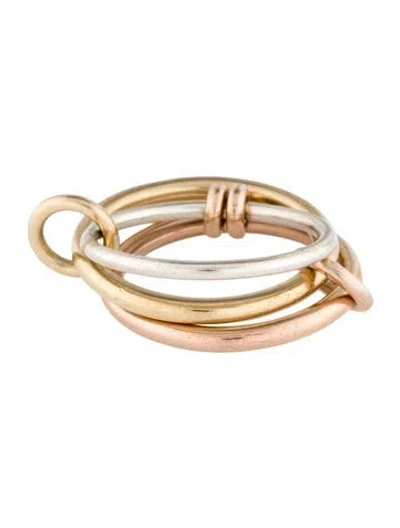 Pre-owned Spinelli Kilcollin Tri-color Rolling Ring In Multi