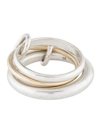 Pre-owned Spinelli Kilcollin Two-tone Amaryllis Ring In Multi