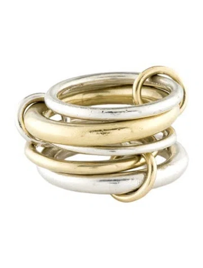 Pre-owned Spinelli Kilcollin Two-tone Leo Mx Deux Band In Multi