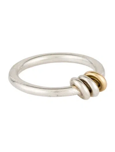 Pre-owned Spinelli Kilcollin Two-tone Sirius Sg Band In Multicolor