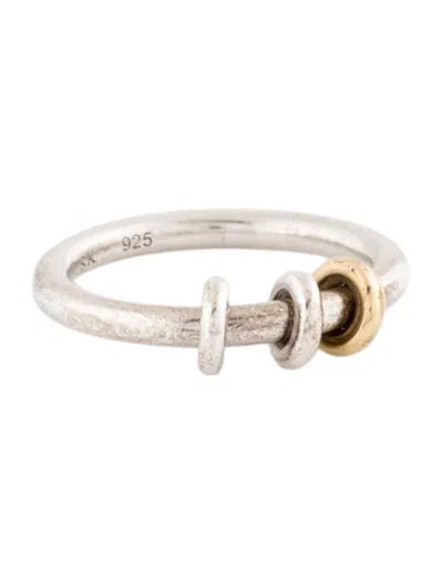 Pre-owned Spinelli Kilcollin Two-tone Sirius Sg Band In Multicolor