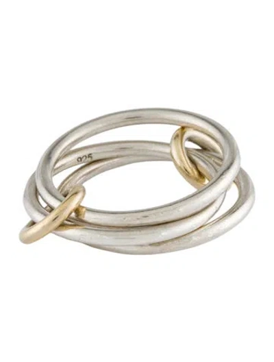 Pre-owned Spinelli Kilcollin Two-tone Solarium Sg Ring In Multi