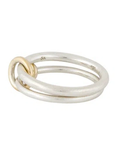 Pre-owned Spinelli Kilcollin Two-tone Virgo Sg Band In Multicolor