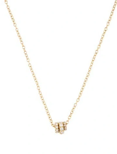 Pre-owned Spinelli Kilcollin Vesta Pavé Necklace, 17.75" In Multicolor