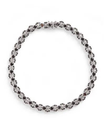 Spinelli Kilcollin White Gold And Black Diamond Lumia Bracelet