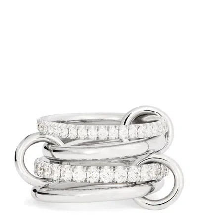 Spinelli Kilcollin White Gold And Diamond Halley Ring