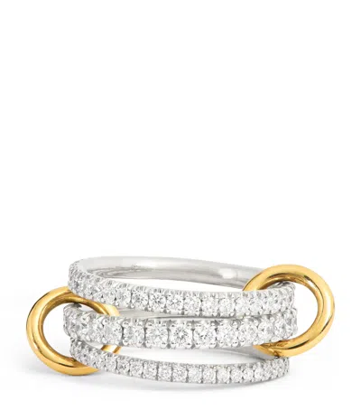 Spinelli Kilcollin White Gold And Diamond Pave Ring
