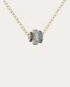 Spinelli Kilcollin Women's Aquamarine & Sapphire 18k Gold Vesta Bleu Necklace In Blue