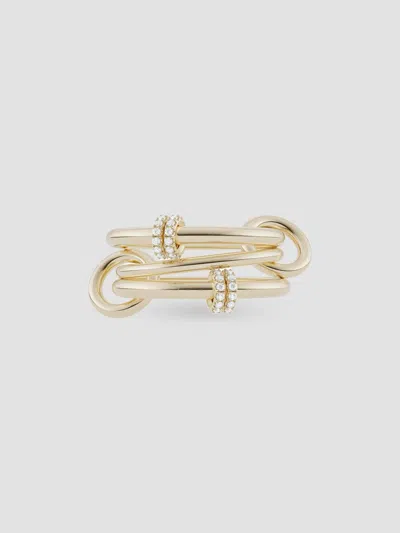 Spinelli Kilcollin Women's Core Jovie 18k Yellow Gold & 0.36 Tcw Diamond Triple-band Ring