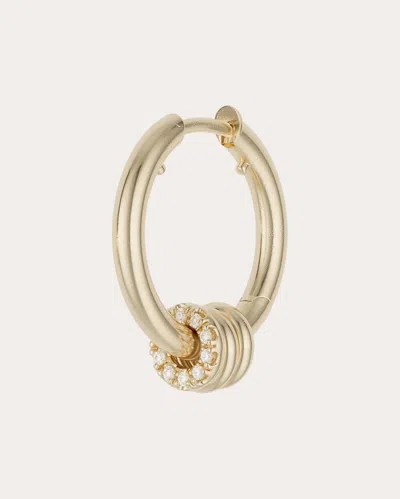 Spinelli Kilcollin Women's Diamond & 18k Gold Nevine Max Pavé Hoop Earrings