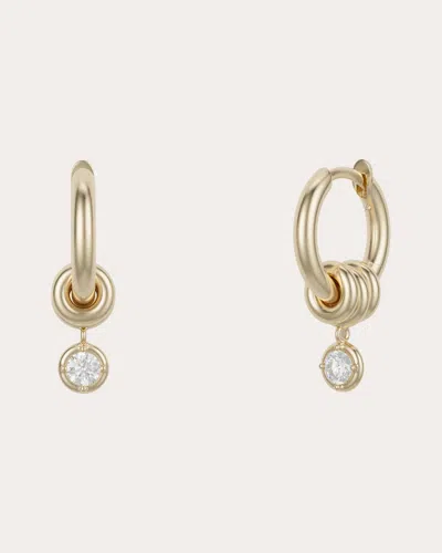 Spinelli Kilcollin Women's Diamond & 18k Gold Zahra Hoop Earrings