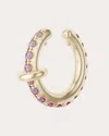Spinelli Kilcollin Women's Elara Pink Sapphire & 18k Gold Ombré Single Ear Cuff
