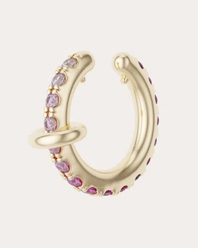 Spinelli Kilcollin Women's Elara Pink Sapphire & 18k Gold Ombré Single Ear Cuff