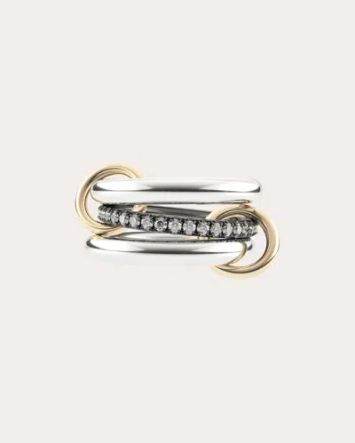 Spinelli Kilcollin Women's Gray Diamond Libra Ring In Silver