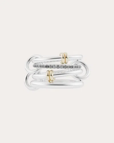 Spinelli Kilcollin Women's Gray Diamond Sagittarius Ring In Silver