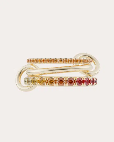Spinelli Kilcollin Women's Norah Orange Sapphire & 18k Gold Ombré Ring