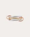 Spinelli Kilcollin Women's Solarium 18k Two-tone Gold Sterling Silver Linked Rings 18k Gold In Multicolor