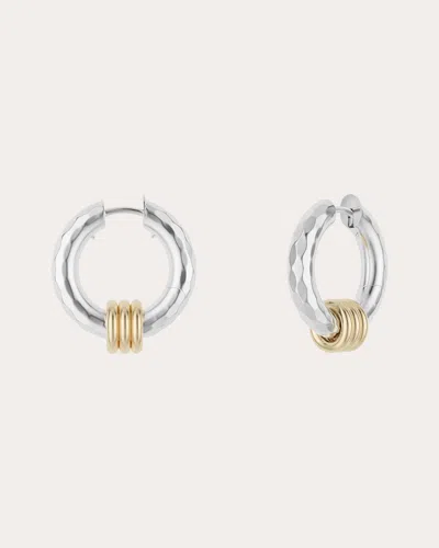 Spinelli Kilcollin Ursa Minor 18k Yellow Gold; Sterling Silver Diamond Earrings