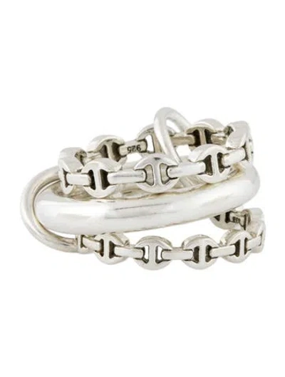 Pre-owned Spinelli Kilcollin X Hoorsenbuhs Microdame Band Ring In Multi