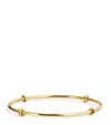 Spinelli Kilcollin Yellow Gold And Diamond Arc Kini Bangle In Gold