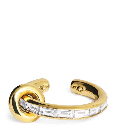 Spinelli Kilcollin Yellow Gold And Diamond Portia Single Ear Cuff