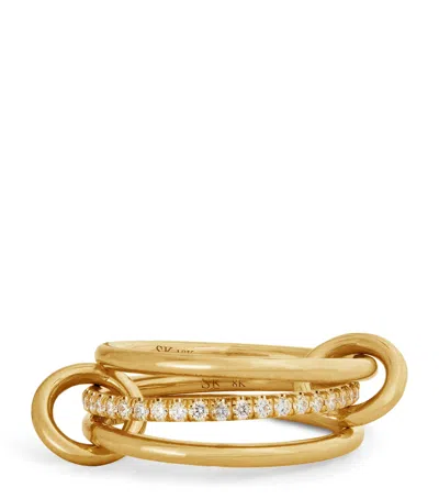 Spinelli Kilcollin Yellow Gold And Diamond Sonny Ring