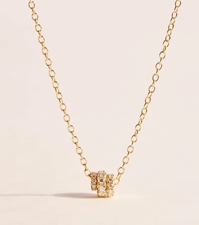 Spinelli Kilcollin Yellow Gold And Diamond Vesta Necklace