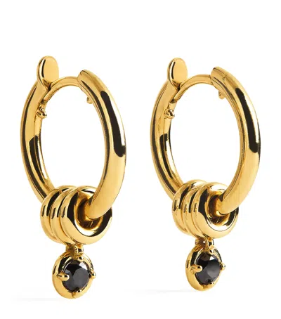 Spinelli Kilcollin Yellow Gold And Diamond Zahra Hoop Earrings