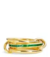 Spinelli Kilcollin Yellow Gold And Emerald Pyrus Ring In Gold