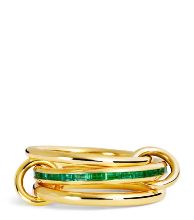 Spinelli Kilcollin Yellow Gold And Emerald Pyrus Ring