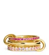 Spinelli Kilcollin Yellow Gold And Pink Sapphire Norah Ring In Gold