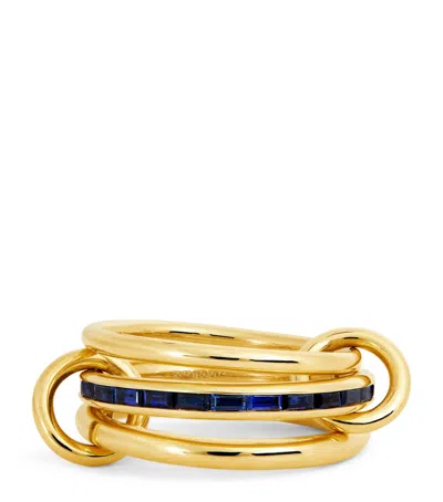 Spinelli Kilcollin Yellow Gold And Sapphire Pyrus Ring