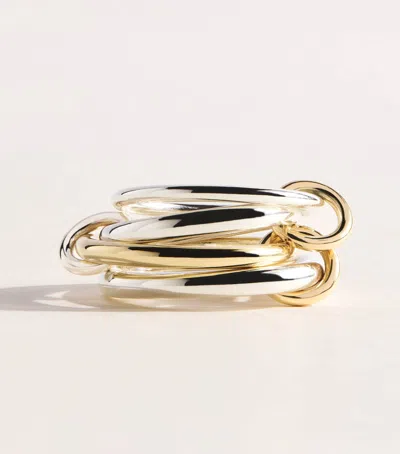 Spinelli Kilcollin Yellow Gold And Sterling Silver Cancer Ring