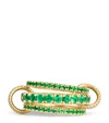 Spinelli Kilcollin Yellow Gold, Diamond And Emerald Pave Ring In Gold