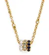 Spinelli Kilcollin Yellow Gold, Diamond, Sapphire And Aquamarine Chain Necklace In Gold
