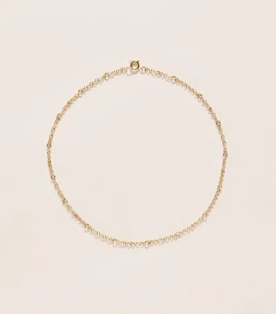 Spinelli Kilcollin Yellow Gold Gravity Necklace