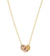 Spinelli Kilcollin Yellow Gold, Rose Gold And Diamond Chain Necklace In Gold