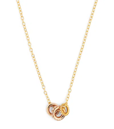 Spinelli Kilcollin Yellow Gold, Rose Gold And Diamond Chain Necklace