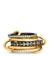 Spinelli Kilcollin Yellow Gold, Silver And Diamond Noelle Ring