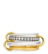 Spinelli Kilcollin Yellow Gold, Sterling Silver And Diamond Janssen Ring In Gold