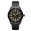 Spinnaker Black  Cahill Men's Japanese Automatic Onyx Watch In Black