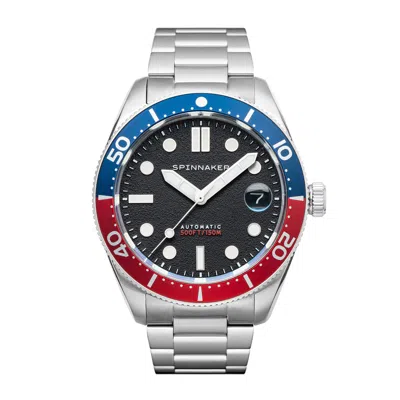Spinnaker Black  Croft Mid Size Men's Japanese Automatic Elemental Watch