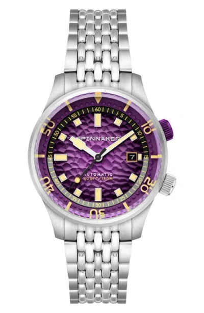 Spinnaker Bradner Automatic Bracelet Watch In Metallic